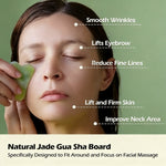Jade Roller & Gua Sha Facial Massage Set