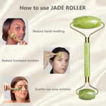 Jade Roller & Gua Sha Facial Massage Set